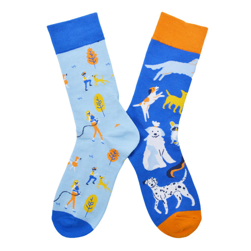 Calcetin algodon largo ab doble diseno raza perros AB-36