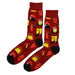Calcetin algodon largo bomberos herramientas hombre 647