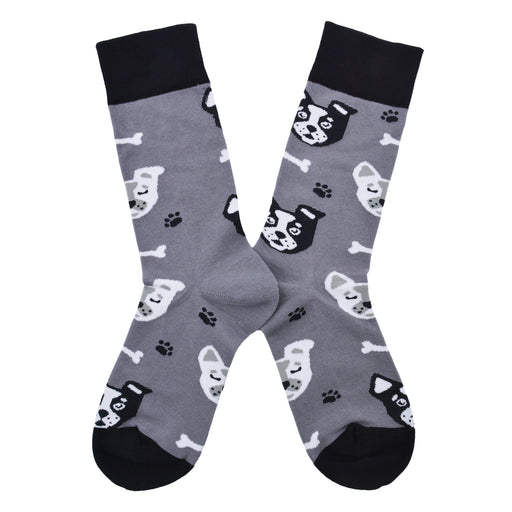 Calcetin algodon largo estampado Perros y huesos 225