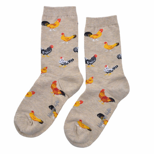 Calcetin algodon largo gallos colores 336