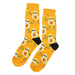 Calcetin algodon largo paltas amarillas 572 