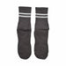 Calcetin algodon largo yoga gris antideslizante 3928-2