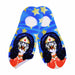 Calcetin invisible poliester azul amarillo gata maravilla 11