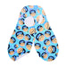 Calcetin invisible poliester caras frida khalo azul 18