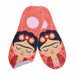 Calcetin invisible poliester frida khalo naranja durazno 2