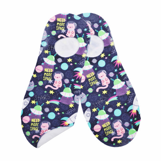 Calcetin invisible poliester gato espacial 23