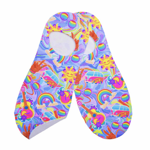 Calcetin invisible poliester multicolor hippie 9 