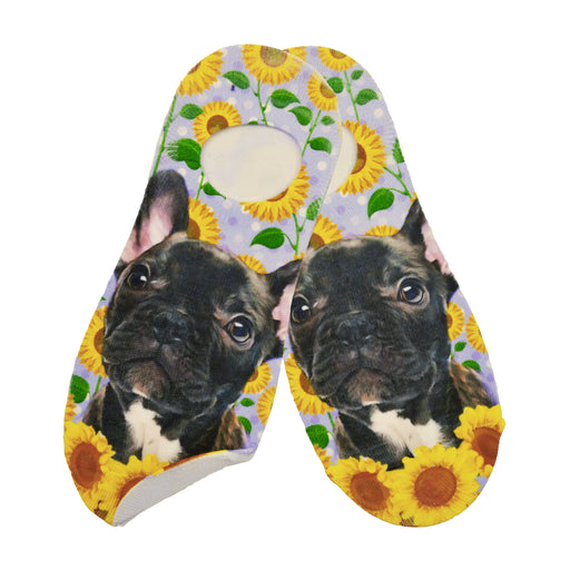 Calcetin invisible poliester perro bulldog frances 32