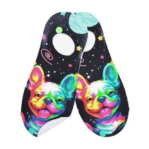 Calcetin invisible poliester perro espacial 24
