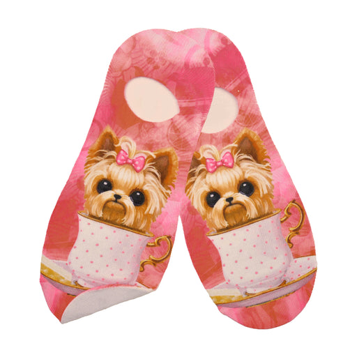 Calcetin invisible poliester perro yorkshire 35