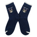 Calcetin largo algodon gatos cara cat lover azul 3953-1
