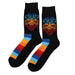 Calcetin largo algodon leon rasta colores 661