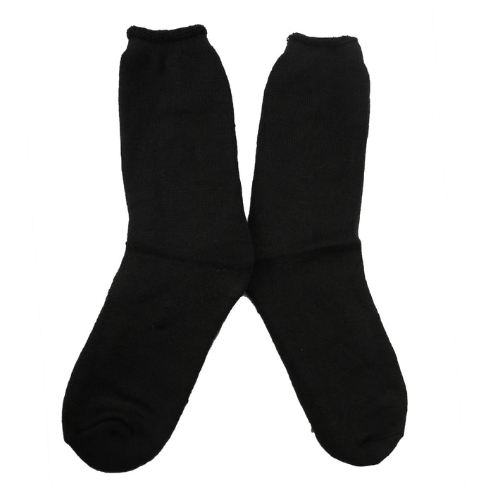Calcetin warm hot caliente grueso invierno negro peludo