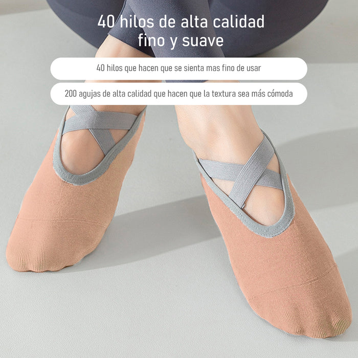 Calcetin yoga invisible antibacteriano antideslizante 3962