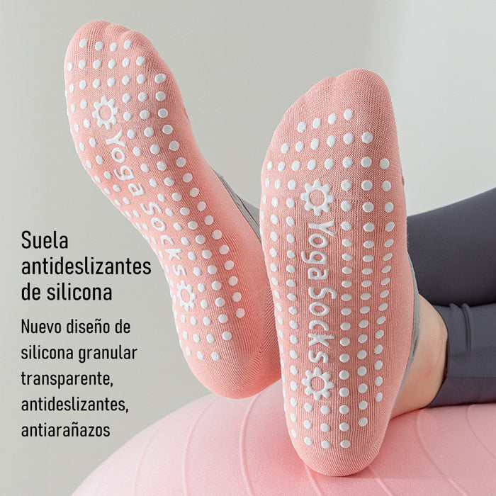 Calcetin yoga invisible antibacteriano antideslizante 3962