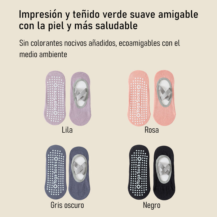 Calcetin yoga invisible colores antideslizante 3962