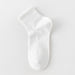 Calcetines algodon cortos blanco hombre 3970-2