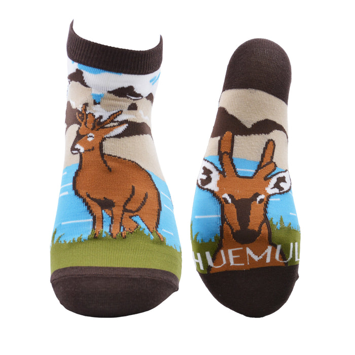 Calcetines algodon cortos chile huemul 4111-17