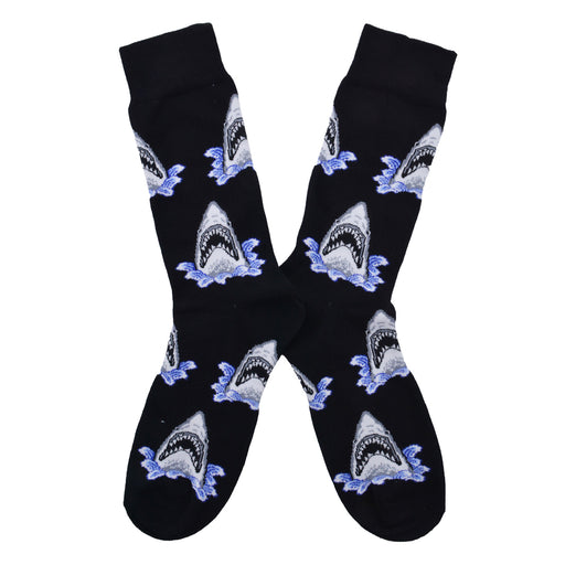 Calcetines algodon estampado largo animales tiburones 539