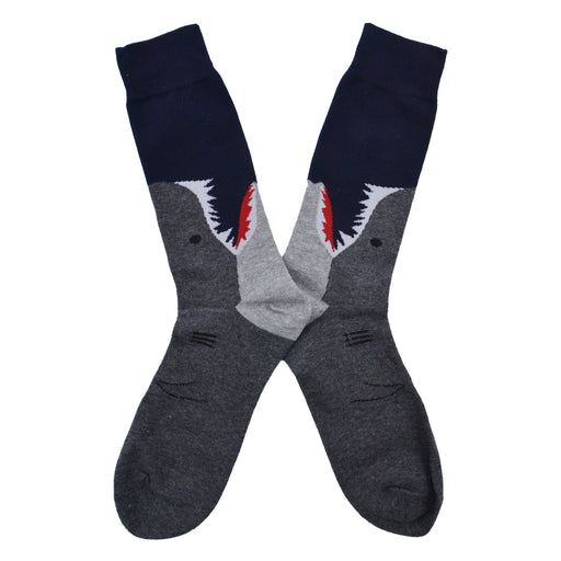 Calcetines algodon estampado largo animales tiburones 540
