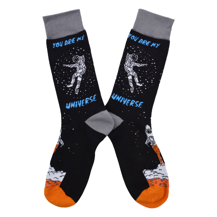 Calcetines algodon estampado largo astronauta 594