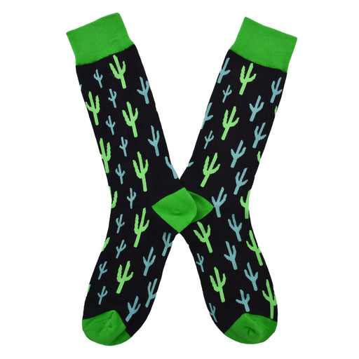 Calcetines algodon estampado largo cactus verdes 563