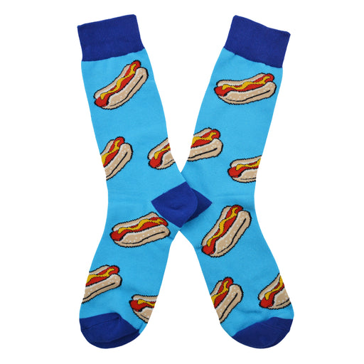Calcetines algodon estampado largo hot dog perro caliente 588