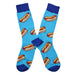 Calcetines algodon estampado largo hot dog perro caliente 588
