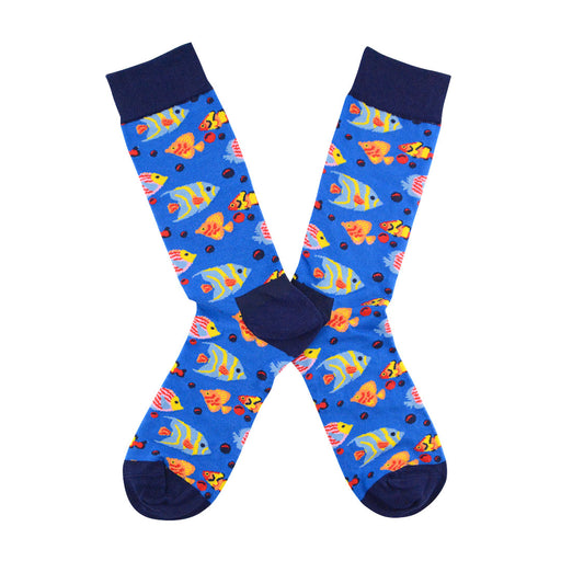 Calcetines algodon estampado largo peces coloridos 584
