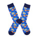 Calcetines algodon estampado largo peces coloridos 584