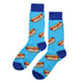 Calcetines algodon estampado largo hot dog perro caliente 588