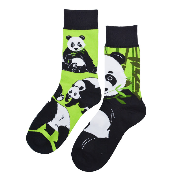 Calcetines algodon largo ab doble diseno oso panda AB-30