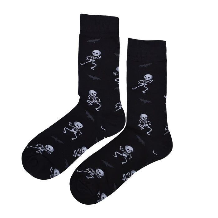 Calcetines algodon largos calaveras esqueletos 676