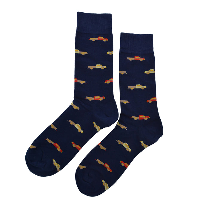 Calcetines algodon largos camionetas 657