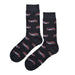 Calcetines algodon largos motos rojos 655
