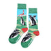 Calcetines algodon largo mujer pinguinos 377