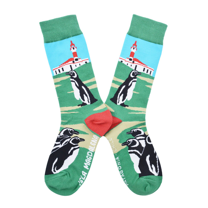 Calcetines algodon largo mujer pinguinos 377