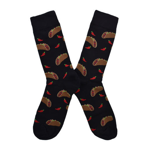 Calcetines algodon largos tacos mexicanos 695