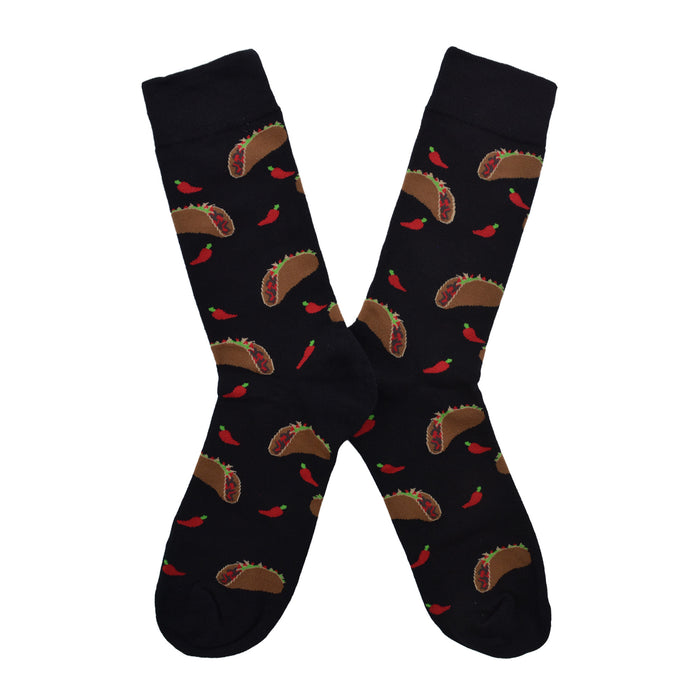 Calcetines algodon largos tacos mexicanos 695