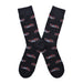 Calcetines algodon largos motos rojos 655