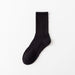 Calcetines algodon negro liso hombre 3969-1