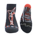 Calcetin corto algodon selknam negro 4111-6