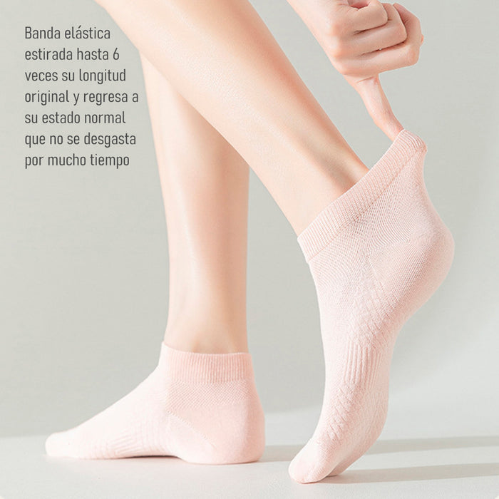 Calcetines cortos algodon transpirable delgado 