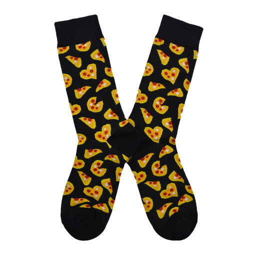 Calcetines largos algodon corazones de pizza 310