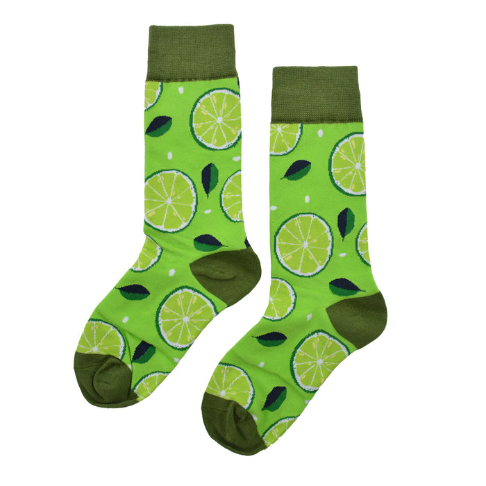 Calcetines largos algodon rodajas de limon 349