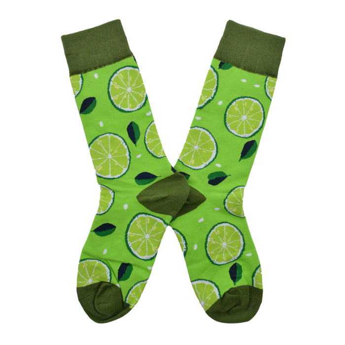 Calcetines largos algodon rodajas de limon 349