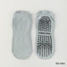 Calcetines yoga cortos silicon antideslizante celeste 3674-6