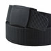 Cinturon nylon hebilla plastica negro 4057-1