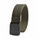 Cinturon nylon hebilla plastica verde 4057-4