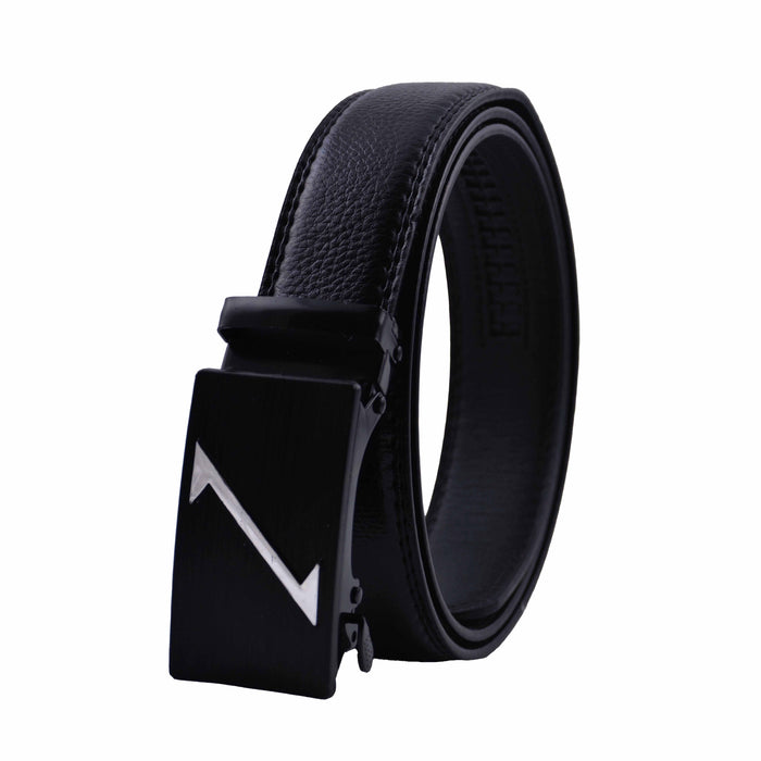 Detalles Cinturon sintetico automatico negro hombre 4063-5